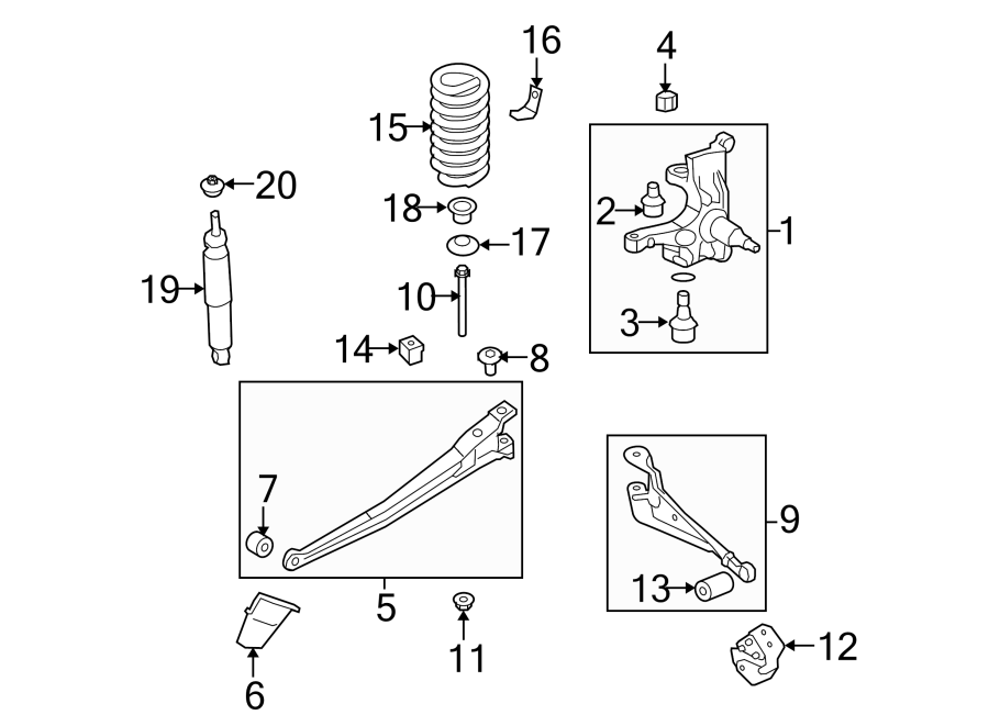 1995 Ford F-150 Camber. Adjuster - 5C3Z3B440N | Felix Sabates Ford